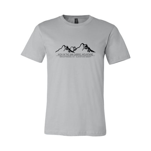 Wrightwood Mtn Range/Elevation - Unisex Jersey T - Wears The MountainT-ShirtsPrint Melon Inc.