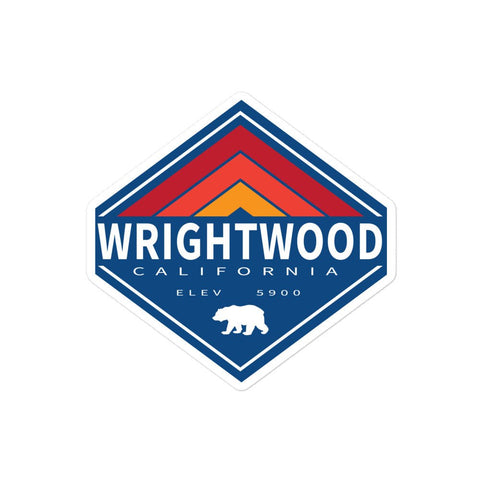 Wrightwood Retro Diamond - Sticker - Wears The MountainStickersWears The Mountain